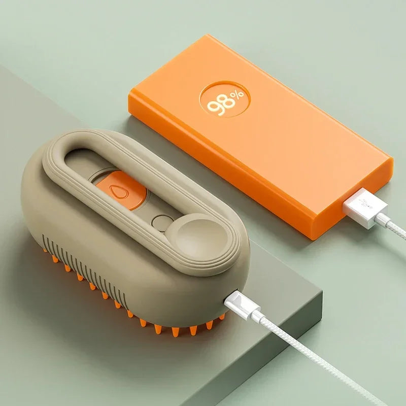 Majee Steam Brush, Toilettage Chat & Chien Sans Eau