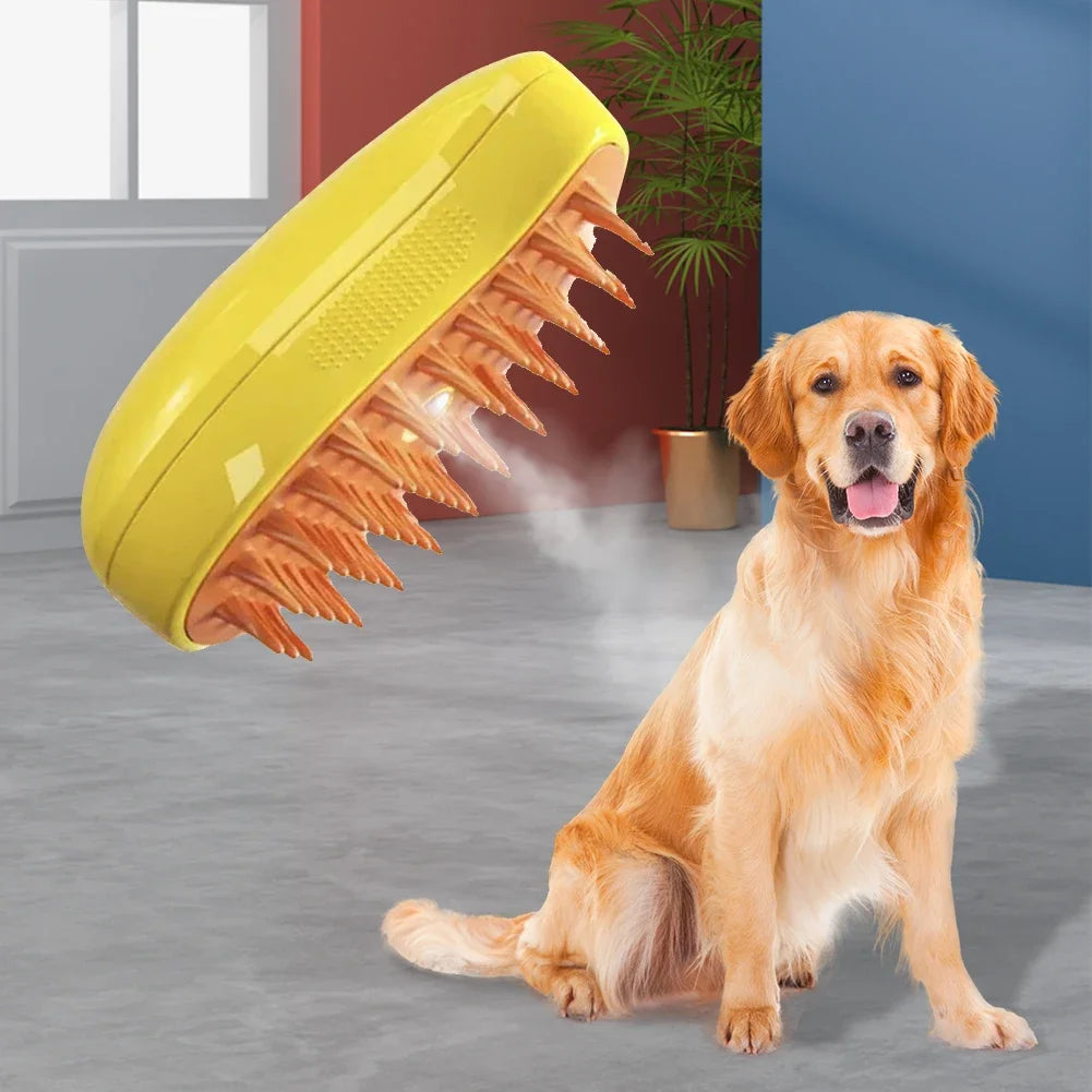 Majee Steam Brush, Toilettage Chat & Chien Sans Eau