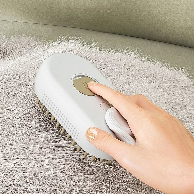 Majee Steam Brush, Toilettage Chat & Chien Sans Eau
